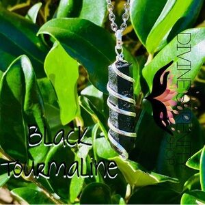 Black Tourmaline Pendant Necklace